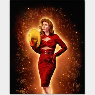 Scorpio Woman in Red Posters and Art